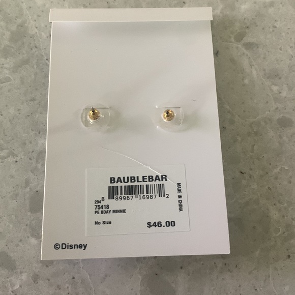 Minnie Mouse Disney Birthday Earrings - Picture 5 of 5